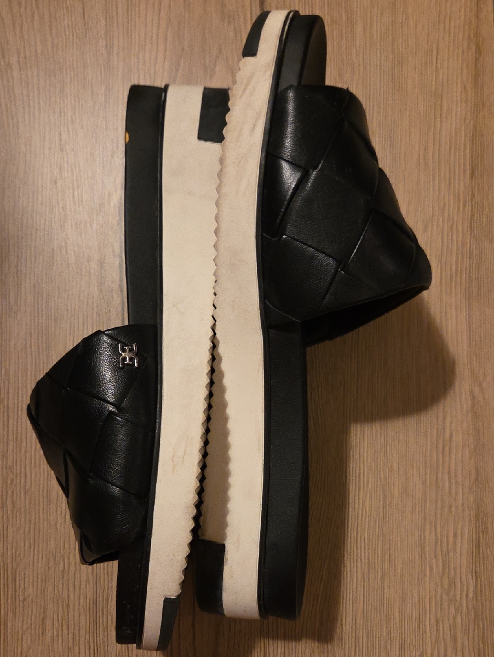 Sam Edelman Black Sandals Sz 7.5 - Picture 7 of 10